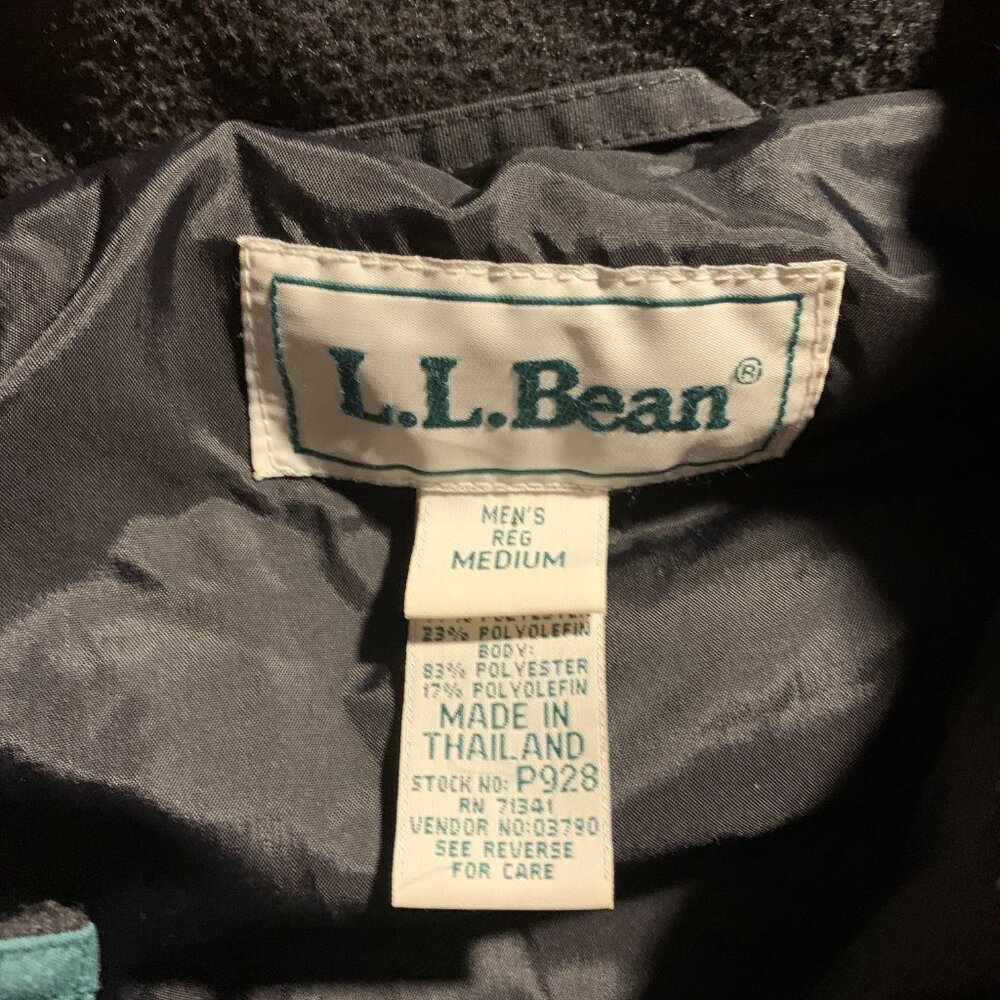 LL Bean Heavyweight Jacket FullZip - Picture 2 of 4